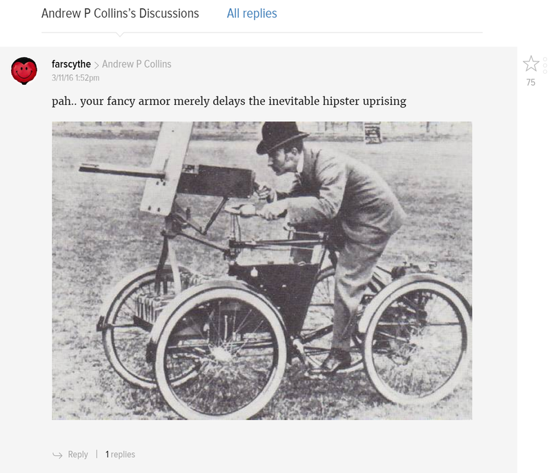 Illustration for article titled Comment Of The Day: Hipster Uprising Editon